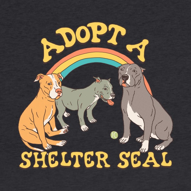 Adopt A Shelter Seal by Hillary White Rabbit